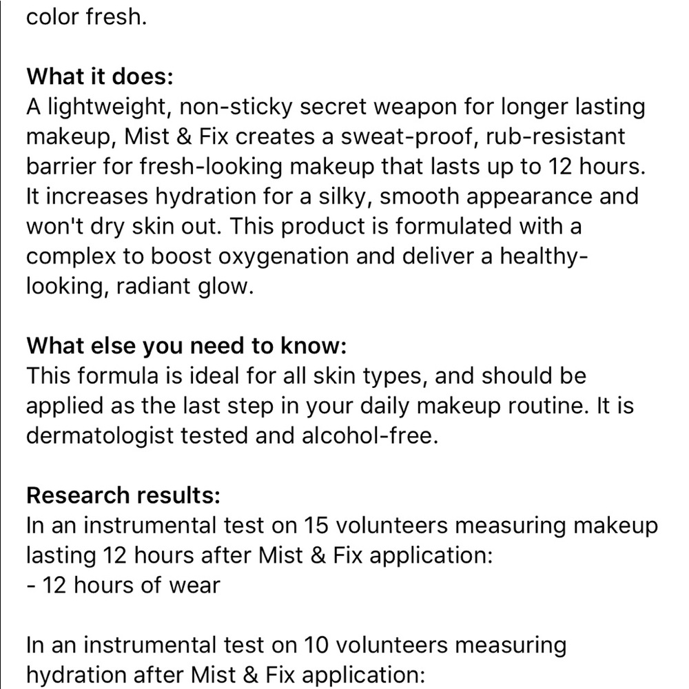 Make Up For Ever Mist& Fix O2 - Picture 5 of 5